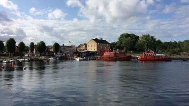 Last stop before open Baltic Sea. Quaint sailing village and forest isle. Go during the week on the ferry from Stockholm, walk to Trouvill beach, then take last ferry back.