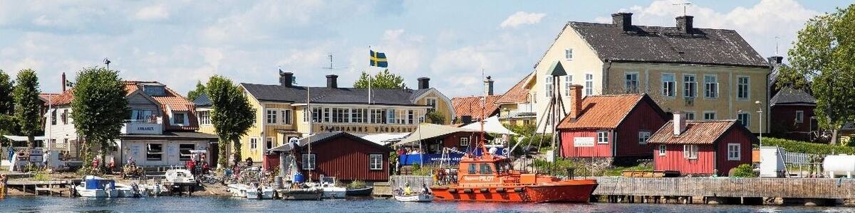 Sandhamn is an island in Stockholm's archipelago, and the last stop before reaching the Baltic Sea. It is accessible by a two and a half hour ferry ride from Stockholm. We used Cinderella Batarna. Sandhamn is a great day tip from Stockholm. We went cycling around the island, had lunch at an outdoor cafe, went to the beach (the water was surprisingly warm), and took the kids mountain biking for their first time. For more information visit http://www.earthtrekkers.com/day-trip-sandhamn-sweden/ 
