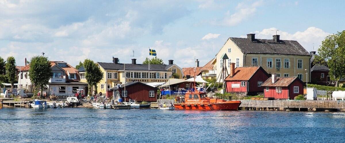 Sandhamn is an island in Stockholm's archipelago, and the last stop before reaching the Baltic Sea. It is accessible by a two and a half hour ferry ride from Stockholm. We used Cinderella Batarna. Sandhamn is a great day tip from Stockholm. We went cycling around the island, had lunch at an outdoor cafe, went to the beach (the water was surprisingly warm), and took the kids mountain biking for their first time. For more information visit http://www.earthtrekkers.com/day-trip-sandhamn-sweden/ 