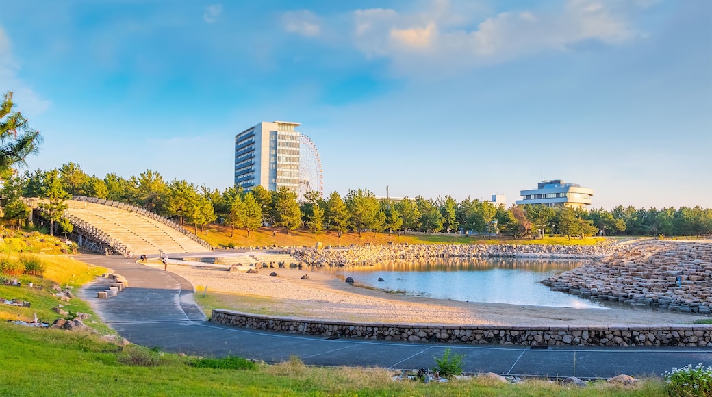 Rinku Park on the other side of Kansai international airport, Osaka, Japan