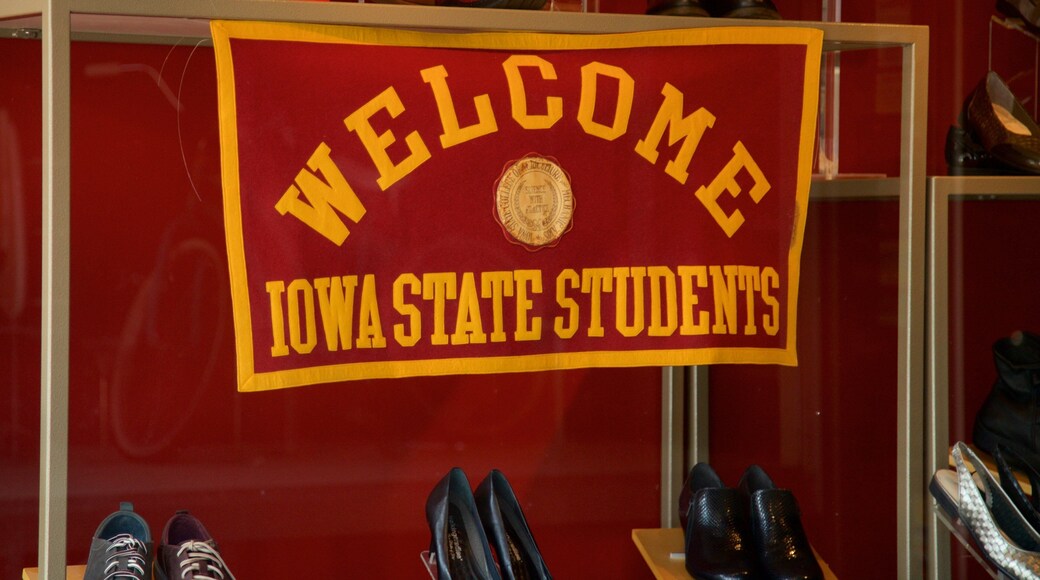 Quartier culturel Main Street qui includes signalisation