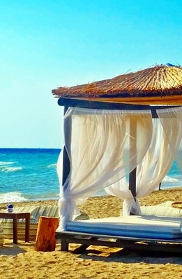 A nice beach bar...