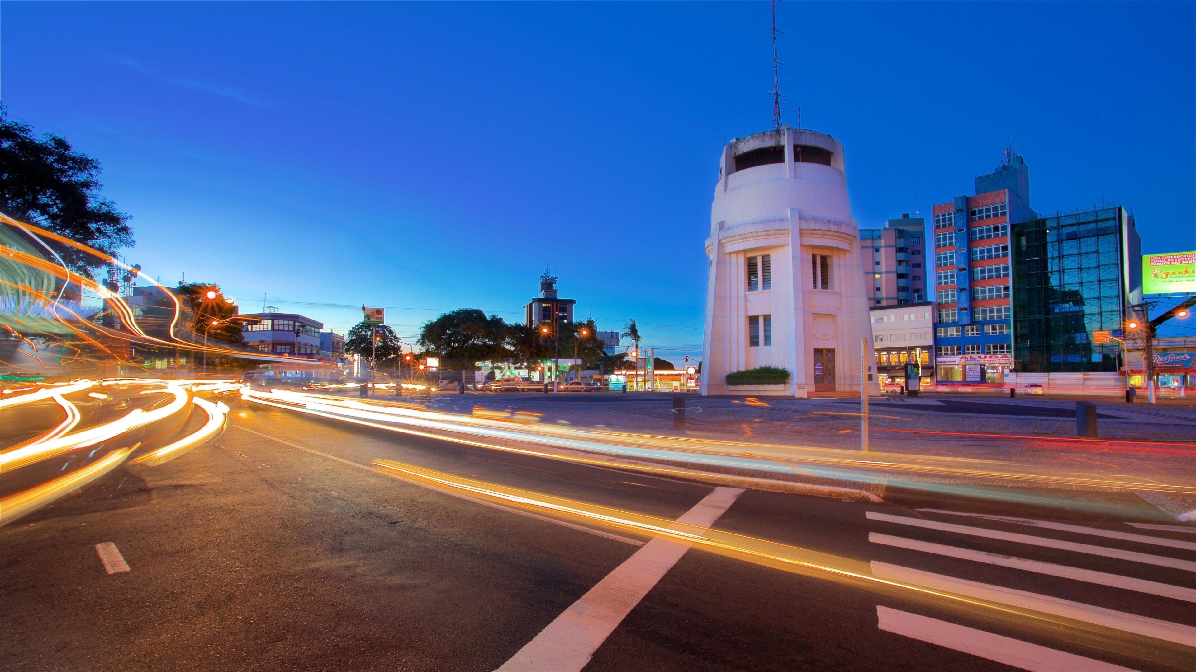 Castle Tower featuring night scenes