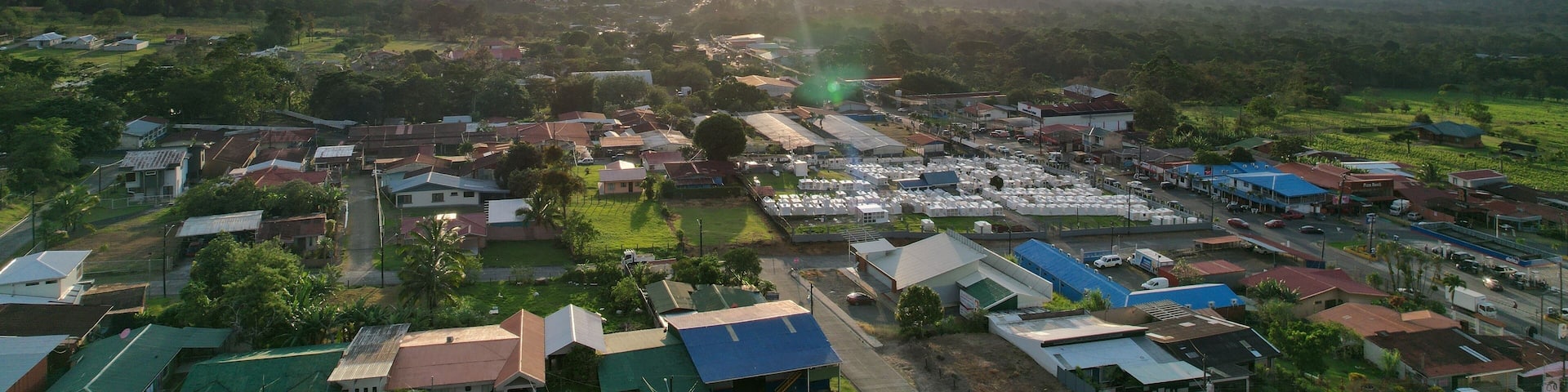 Atardecer sobre Aguas Zarcas