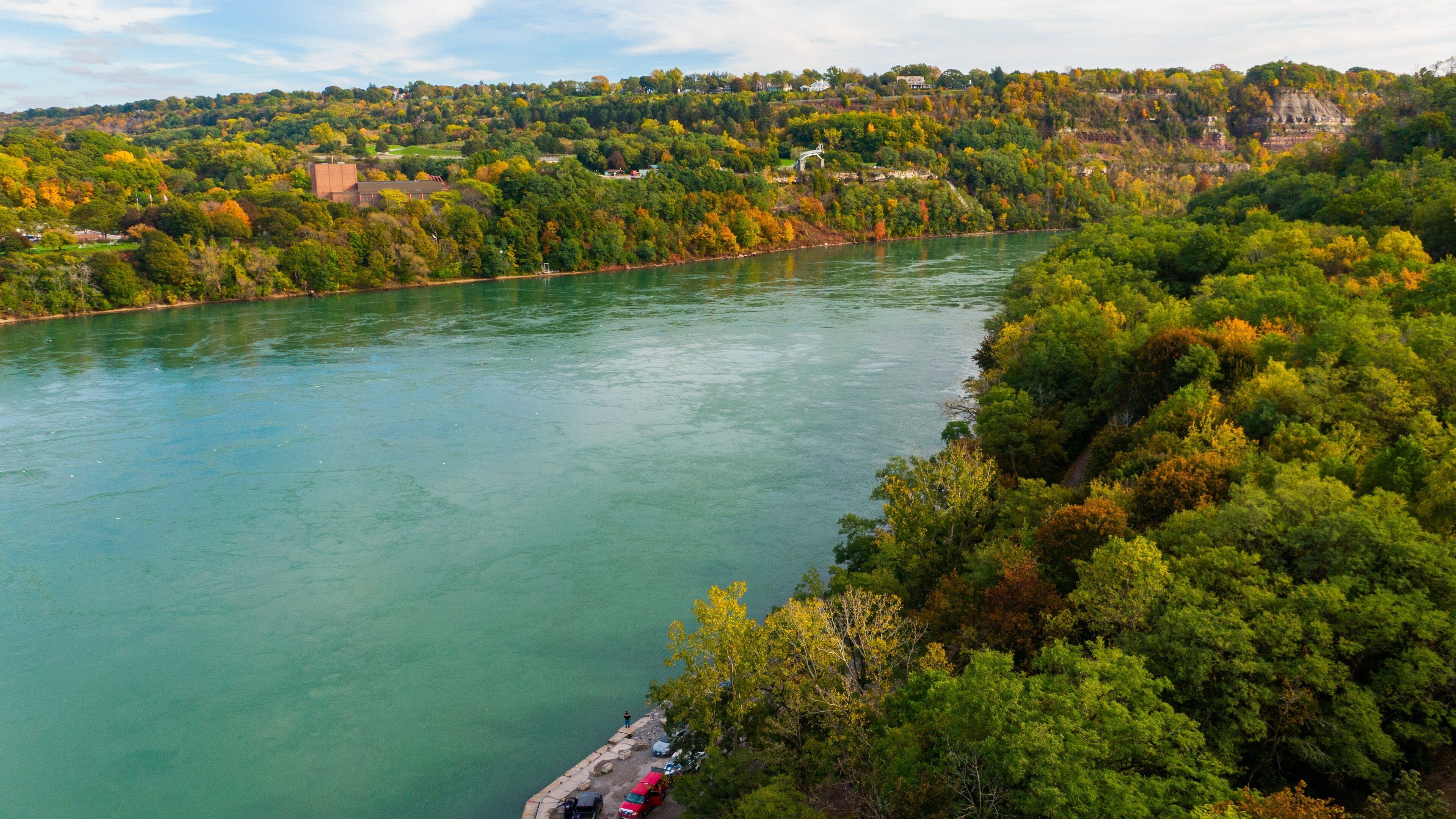 Queenston which includes a river or creek and tranquil scenes