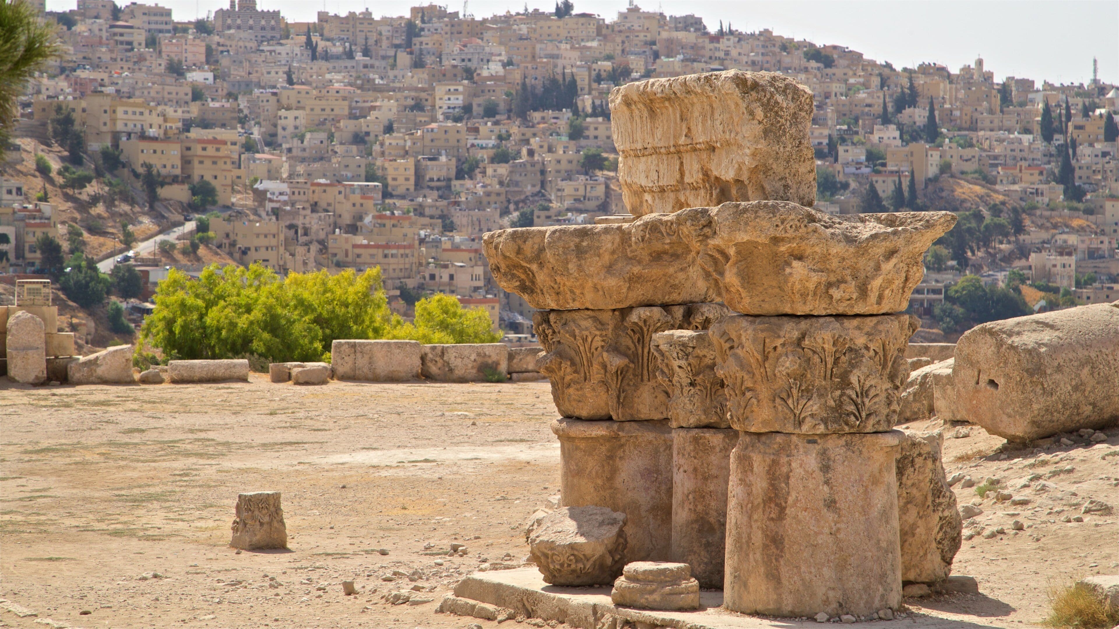Amman Citadel which includes a city and heritage elements