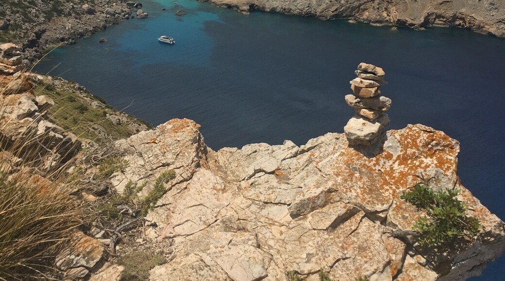 Beautiful coved beach on the Formentor Peninsula....clear turquoise waters!