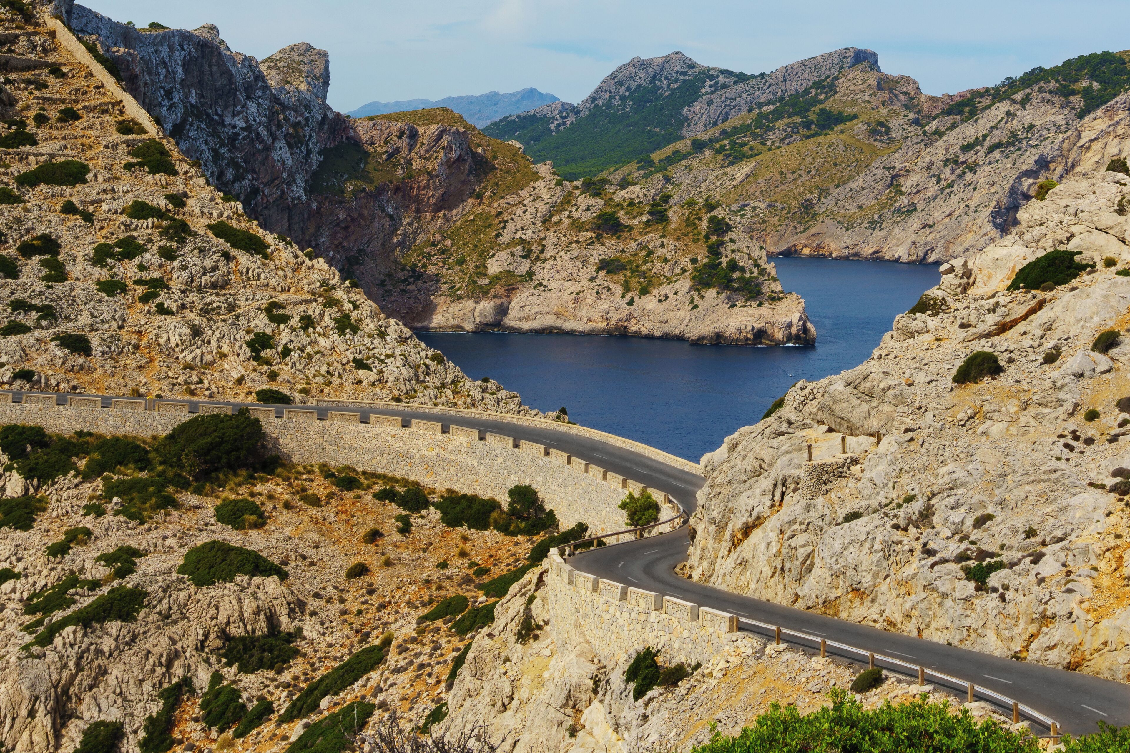 This road leads to Cap de Formentor.