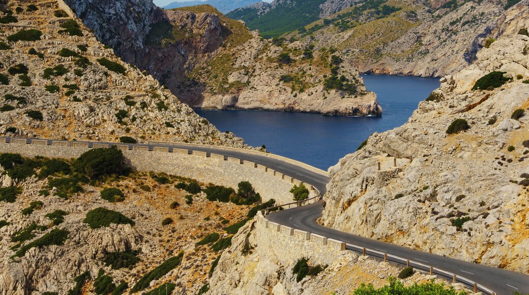 This road leads to Cap de Formentor.