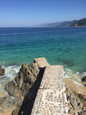 My kind of a dead end. A path that leads to the beautiful blue ocean.