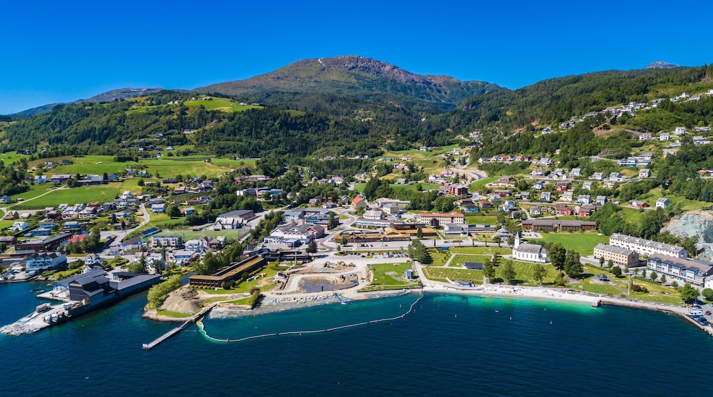 Norheimsund. Administrative centre of the municipality of Kvam in Hordaland county, Norway.