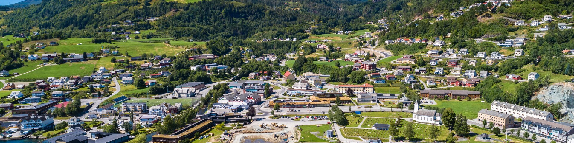 Norheimsund. Administrative centre of the municipality of Kvam in Hordaland county, Norway.