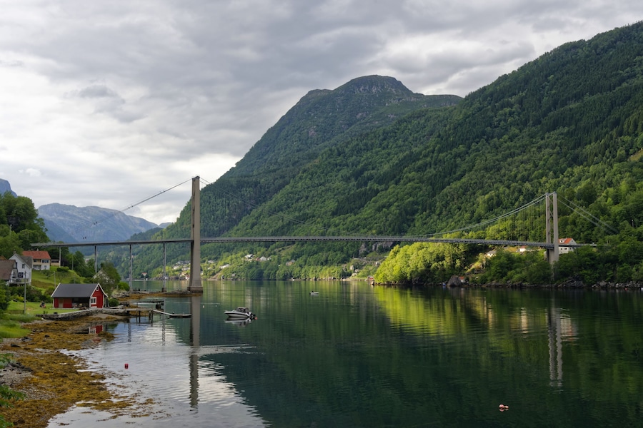Norwegen - Kvam - Fyksesund Landschaftspark
