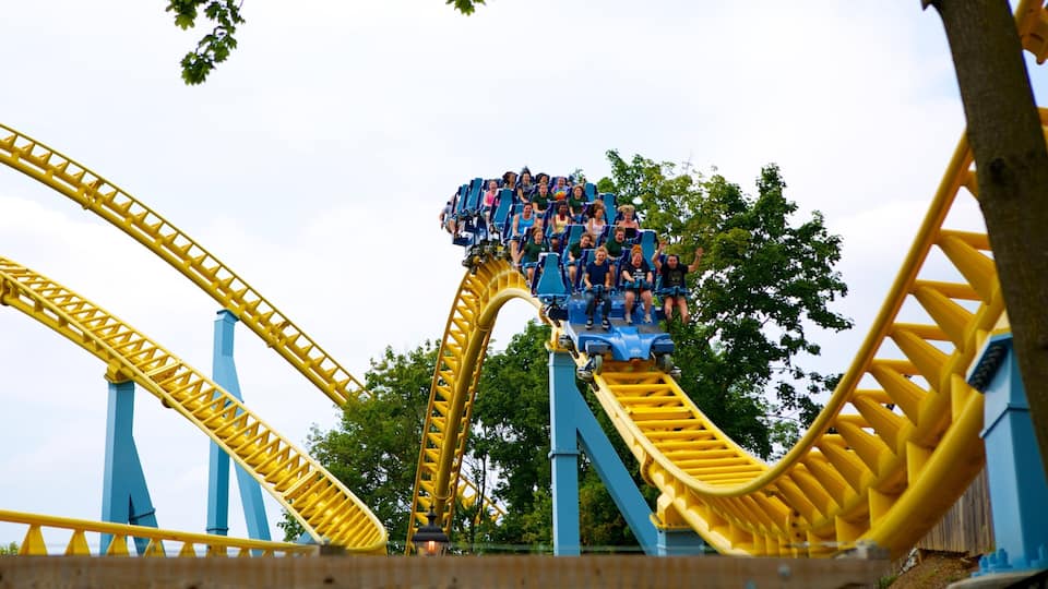 Hersheypark showing rides