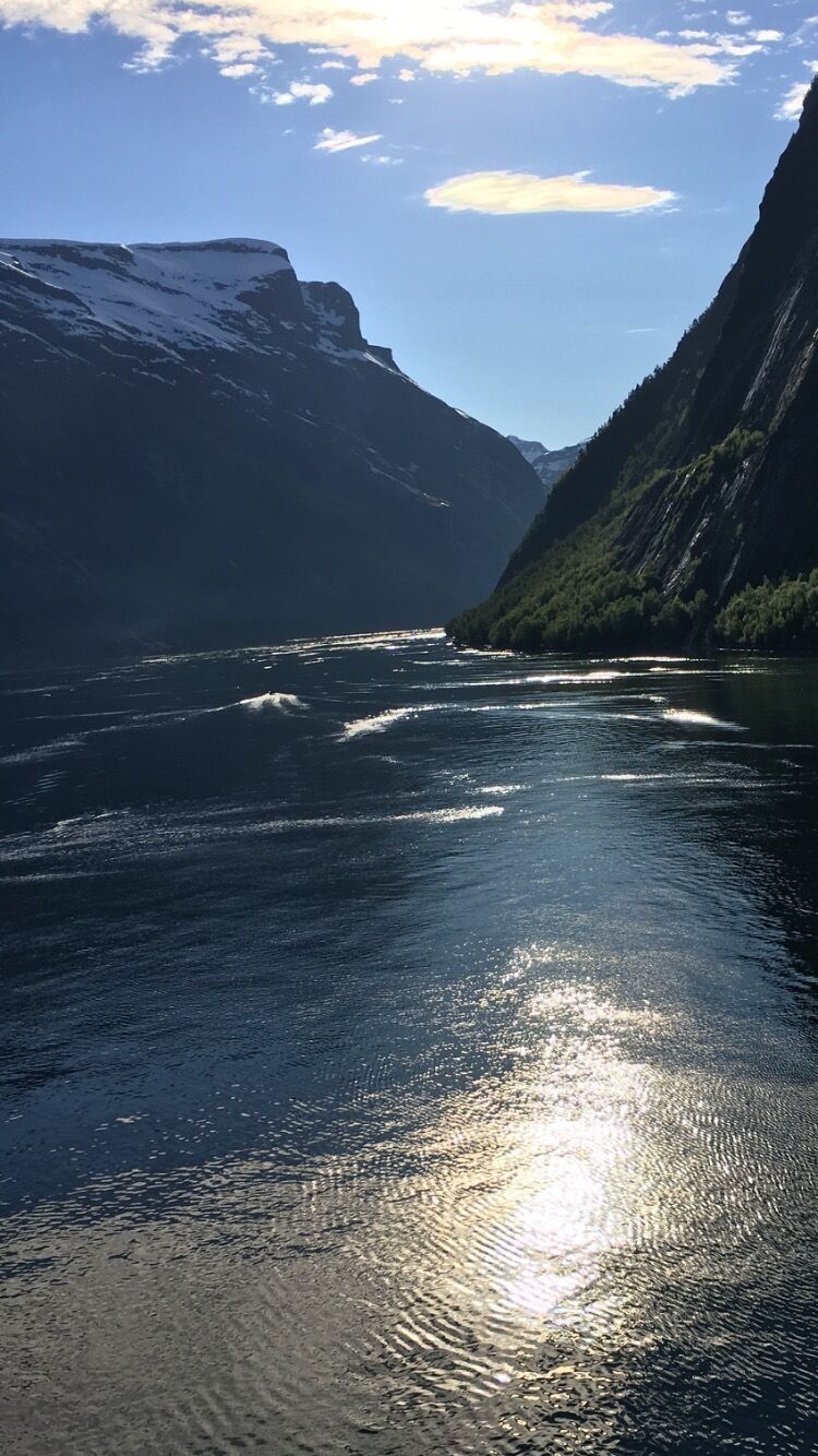 Dusk on the one sunny day we had 