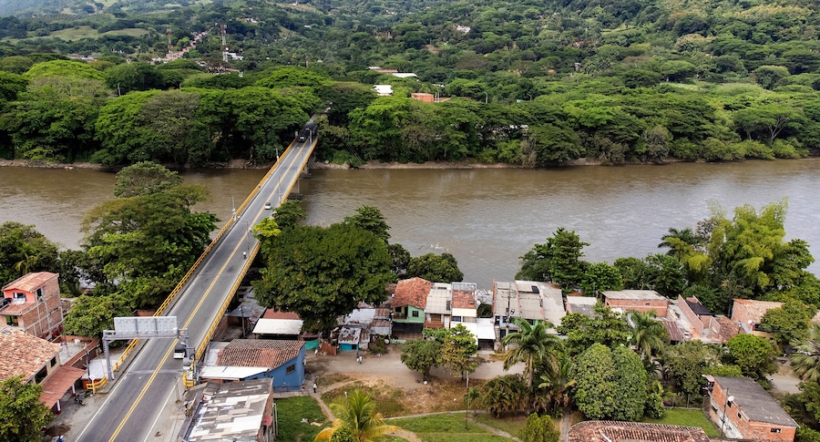 La Pintada, Antioquia, Colombia. July 22, 2025. Aerial drone view. It is one of the 125 municipalities in the department.