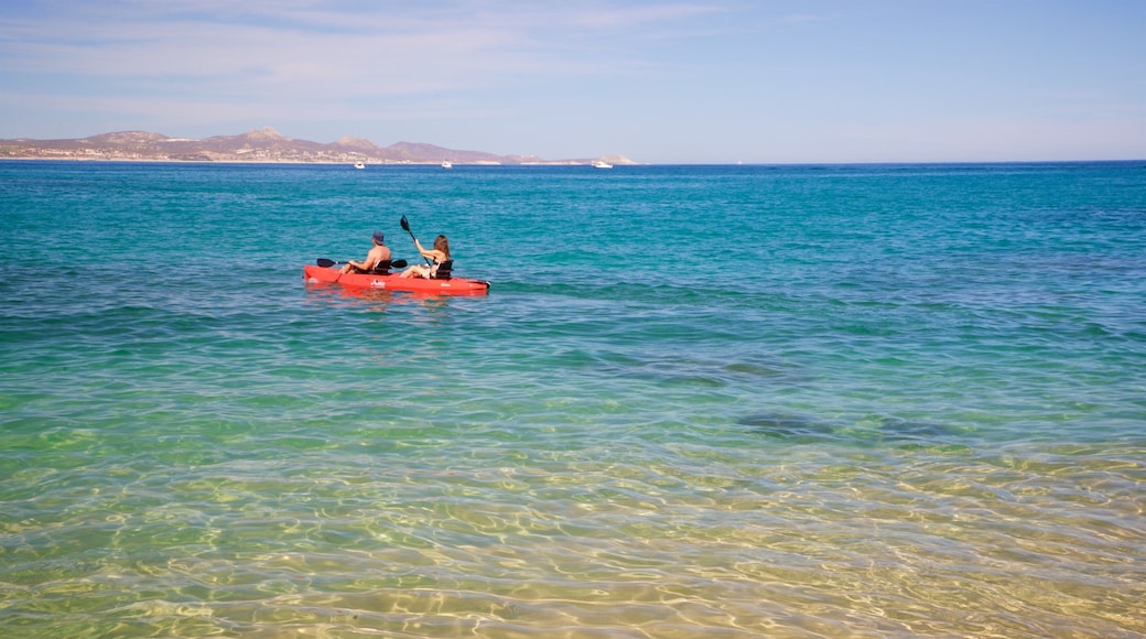 Palmilla Beach which includes kayaking or canoeing and general coastal views as well as a couple