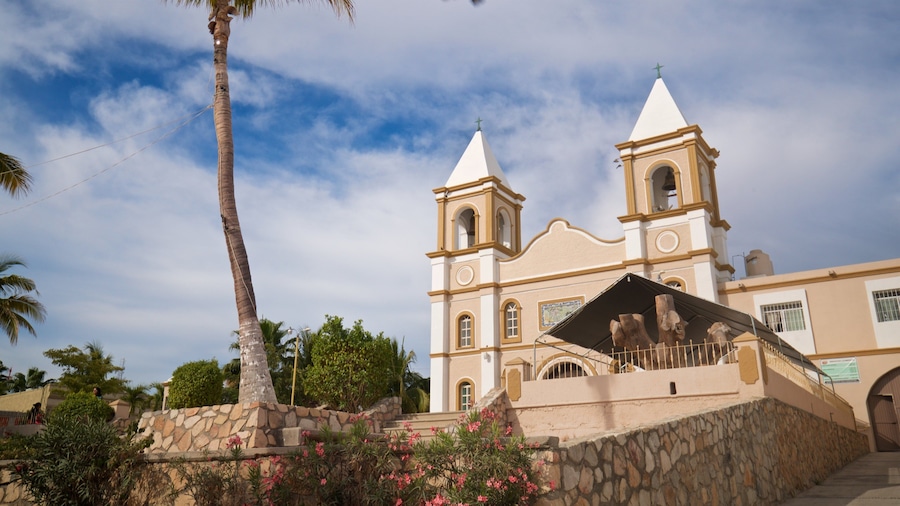 Mission of San Jose showing heritage architecture and a church or cathedral