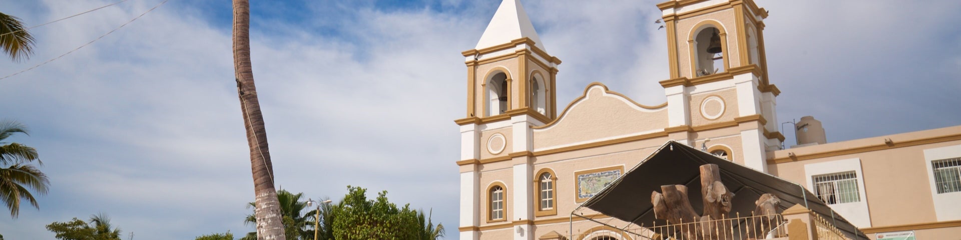 Mission of San Jose showing heritage architecture and a church or cathedral