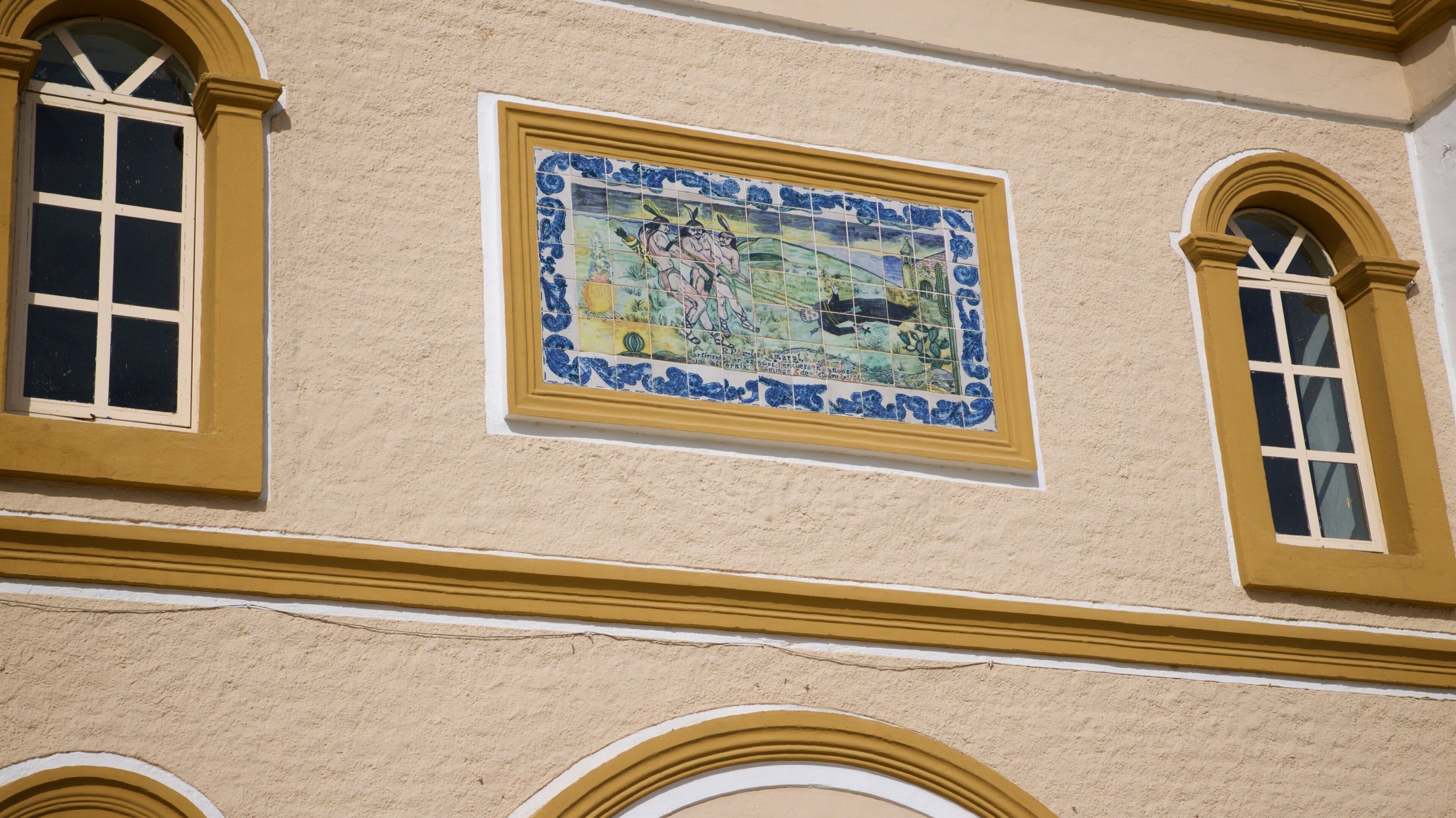 Mission of San Jose showing outdoor art