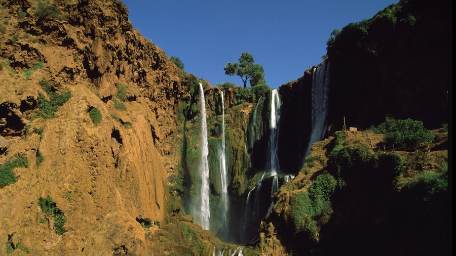 Ouzoud Falls which includes a cascade