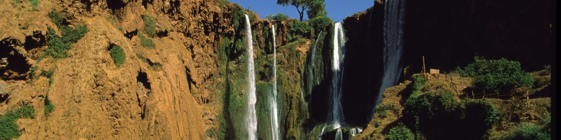 Ouzoud Falls which includes a cascade