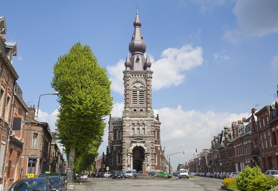 Church of Saint Michael in Valenciennes, France