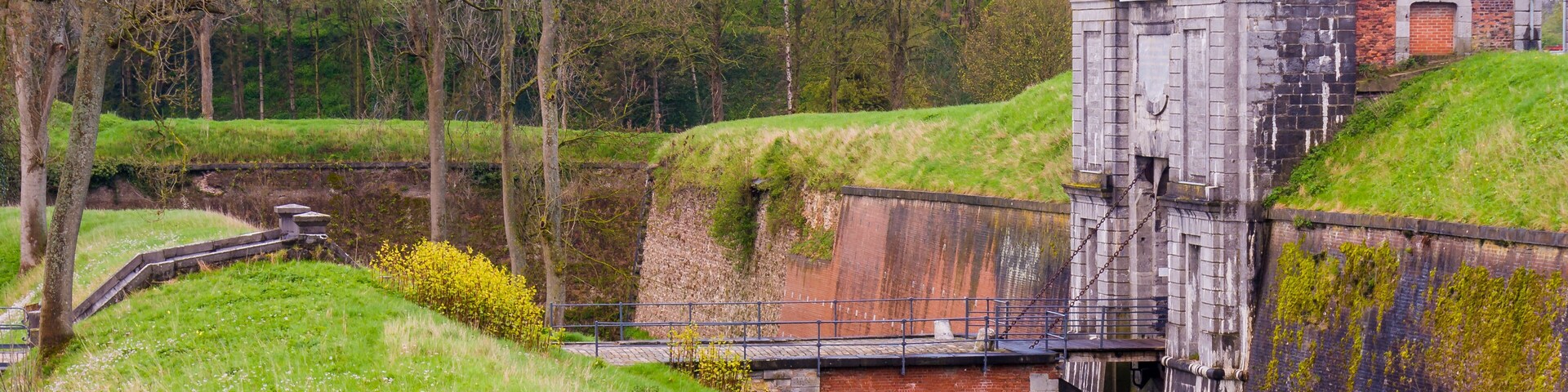 Fortification of 17th century in Maubeuge (France)