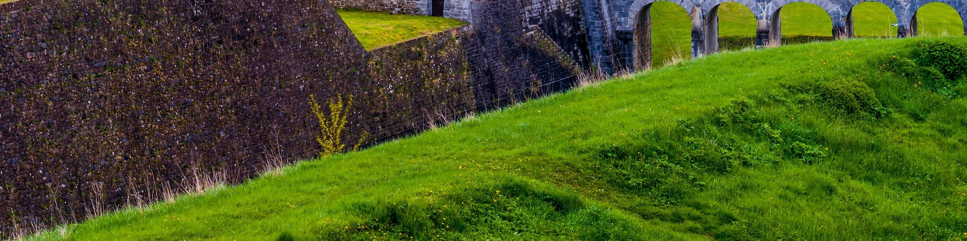 Fortification of 17th century in Maubeuge (France)