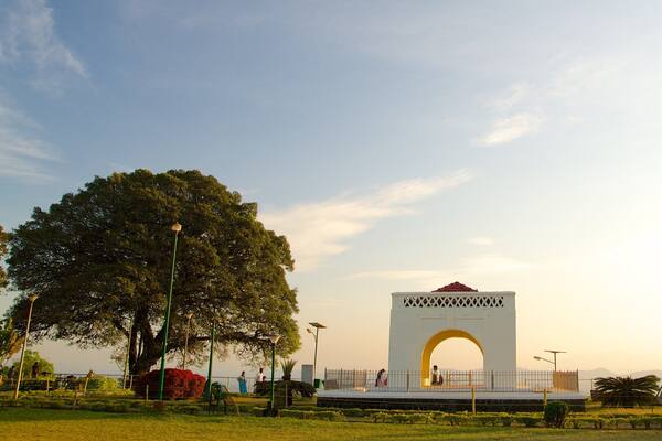 Raja\'s Seat which includes a park