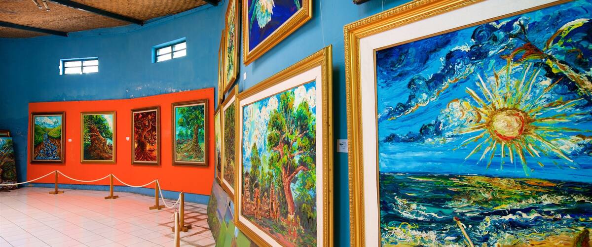 Affandi Museum johon kuuluu taide ja sisäkuvat