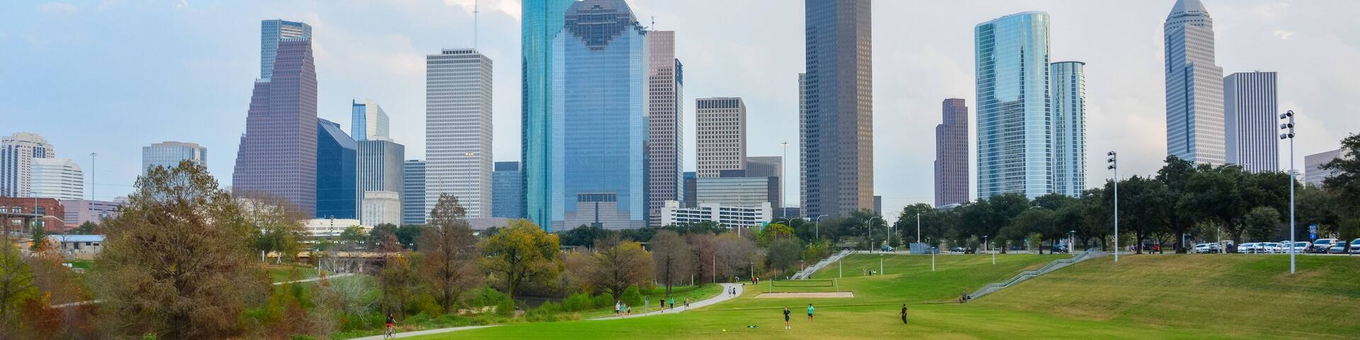 Skyline in dowtown Houston, TX