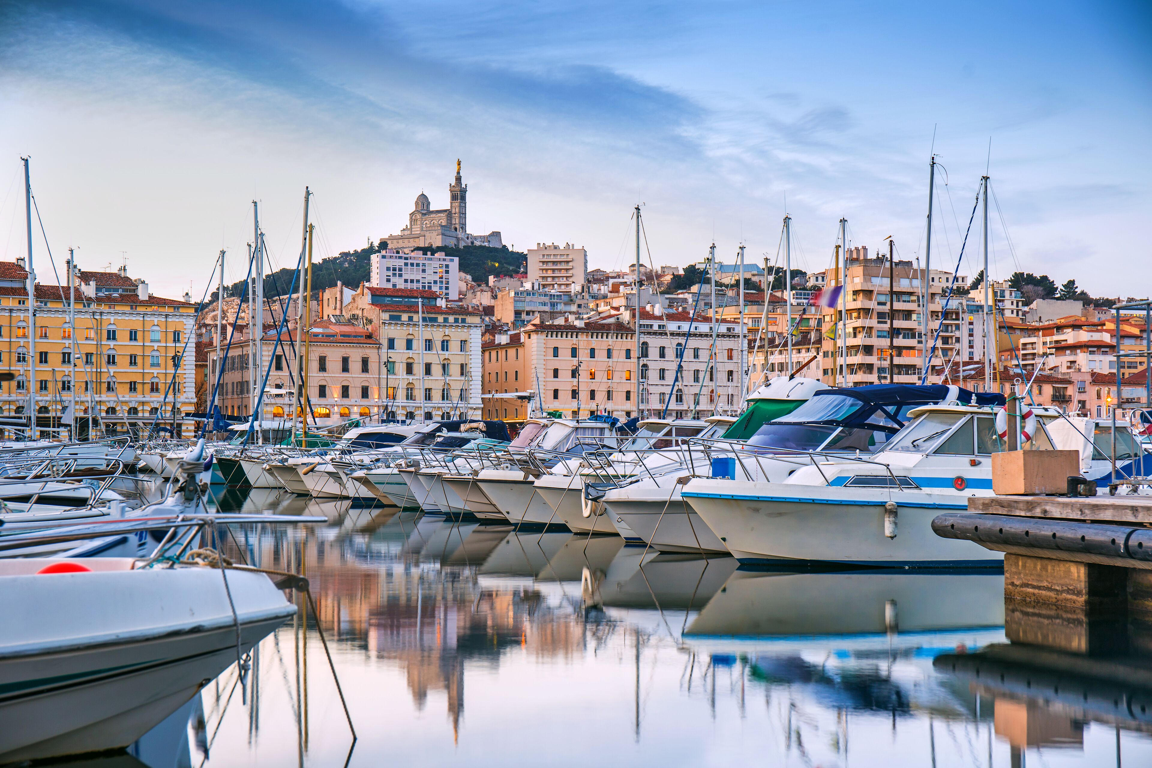 Old Port of Marseille in the early morning, Provence, France; Shutterstock ID 468507497