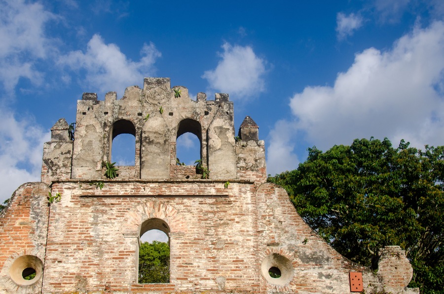 Ruins of the Ujarras Church at Costa Rica