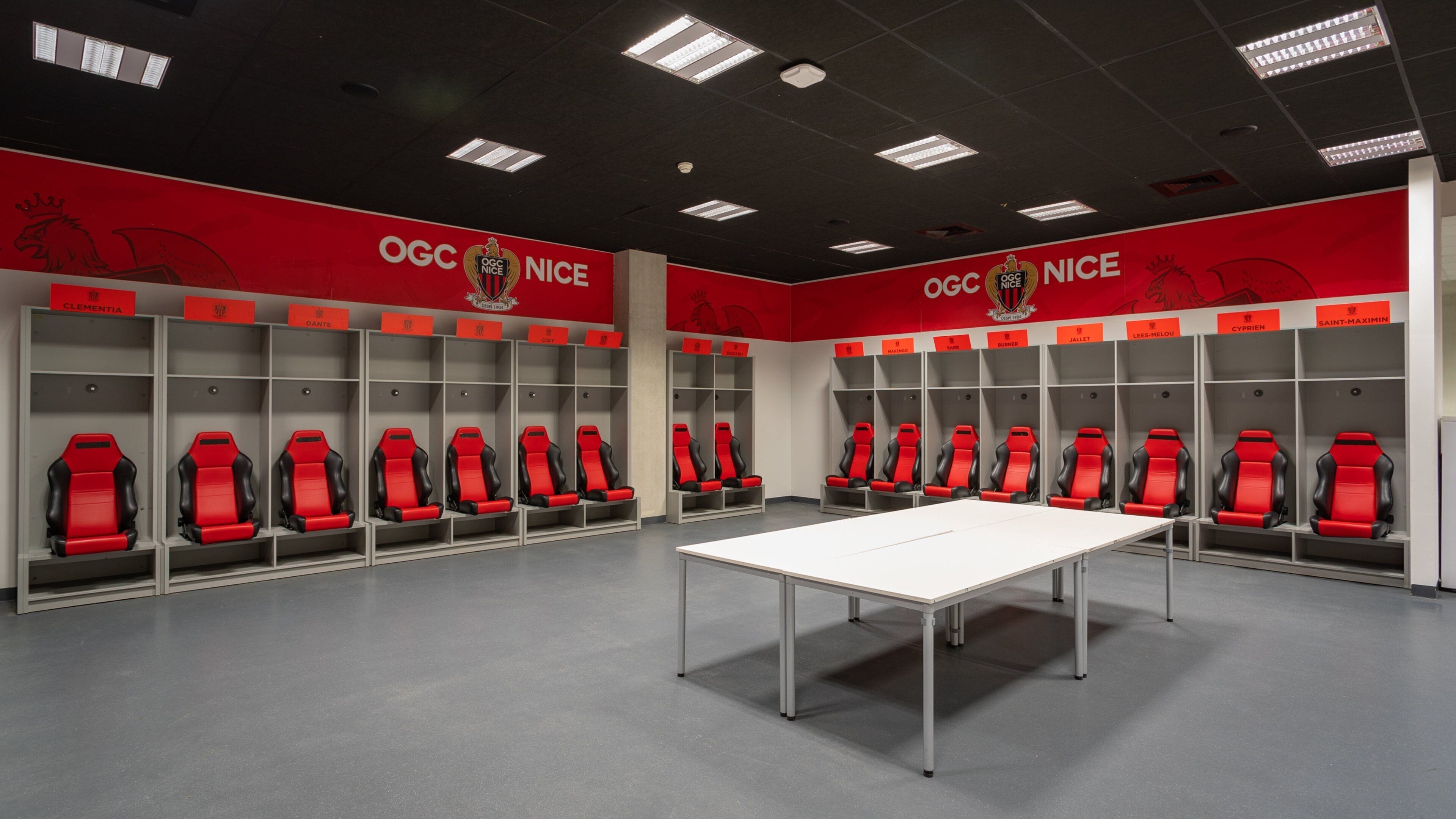 Allianz Riviera showing interior views