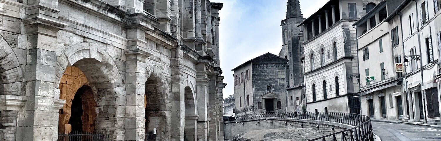 A historical landmark in Arles