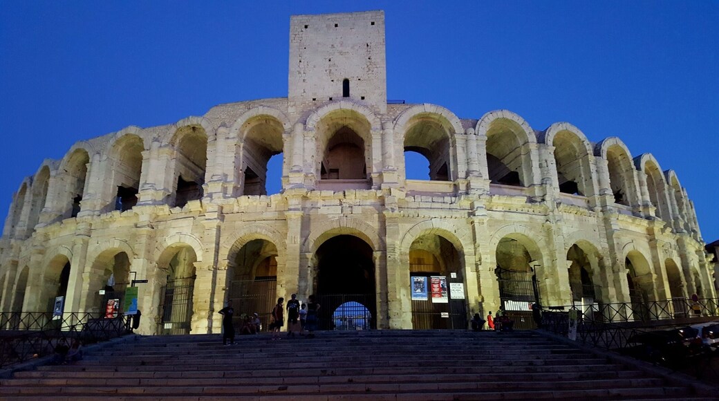 Fully constructed amphitheater