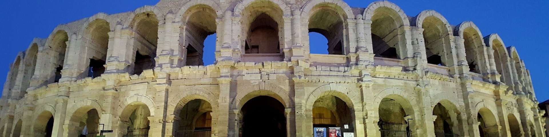 Fully constructed amphitheater