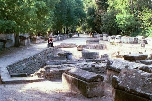 Van Gogh painted "Les Alyscapms" here. Arles, France