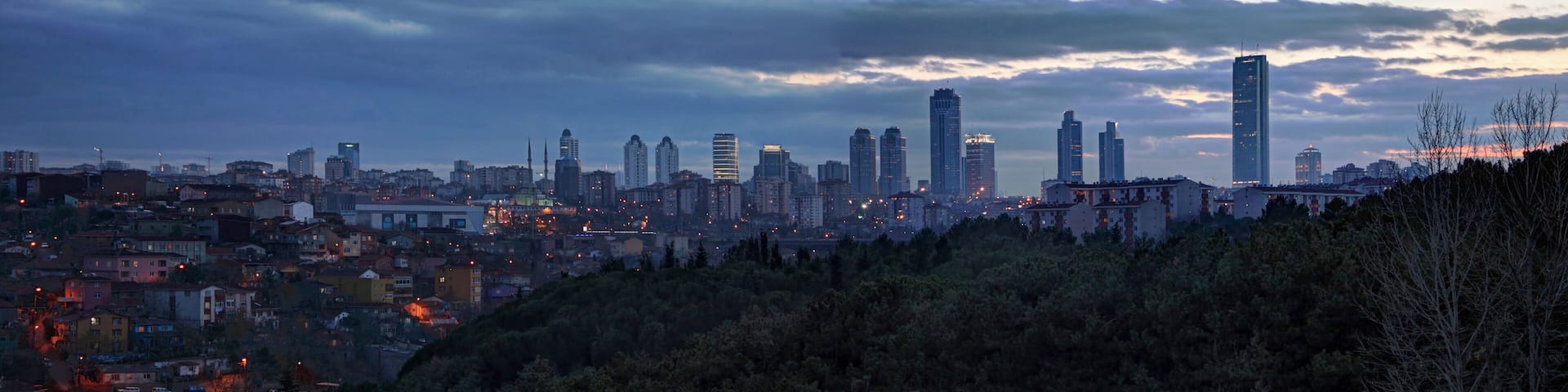 Levent business district