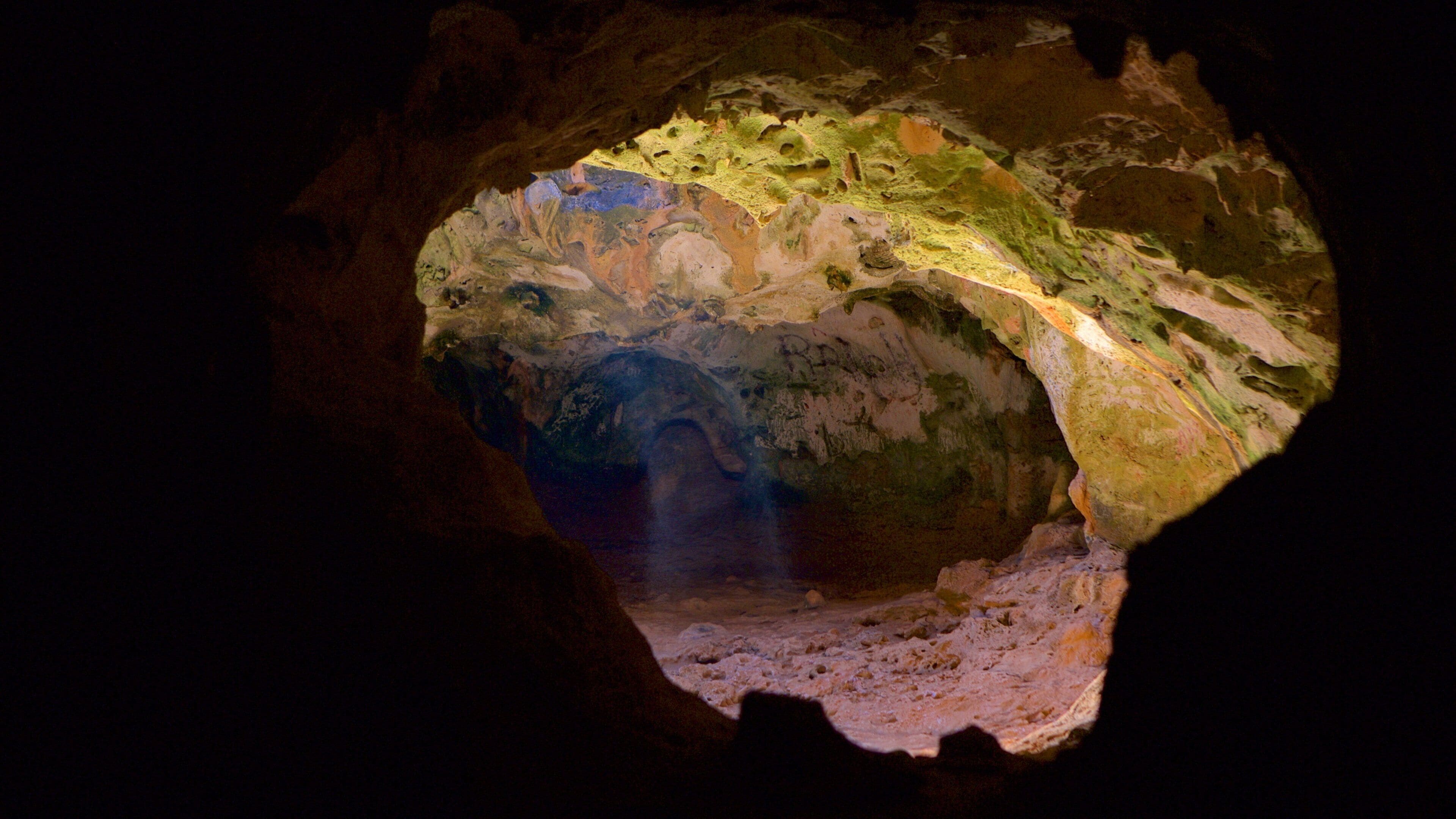 Arikok National Park featuring caves