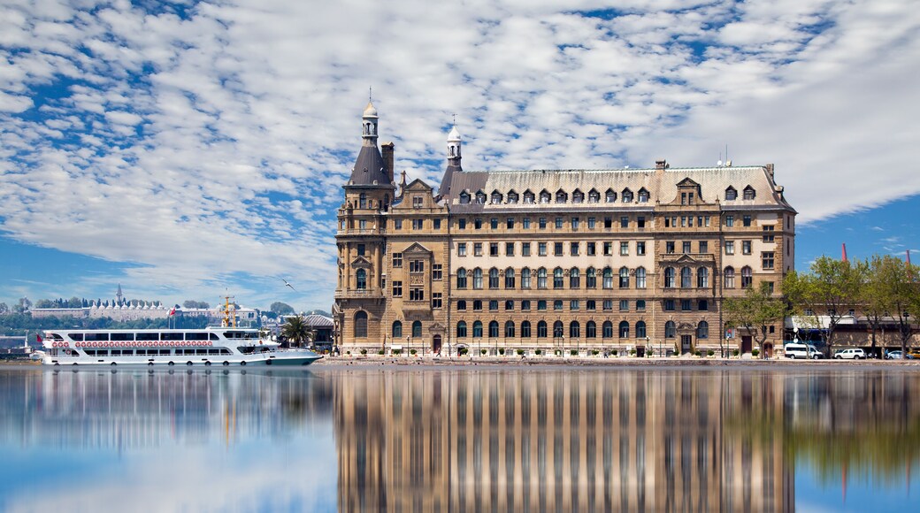 Haydarpasa station building in Istanbul ; Shutterstock ID 276386249