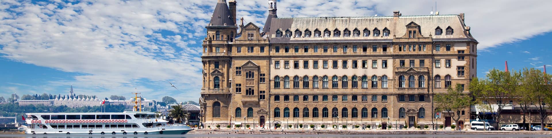 Haydarpasa station building in Istanbul ; Shutterstock ID 276386249