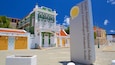 Naamplaatje voor het Nationaal Archeologisch Museum in Aruba.