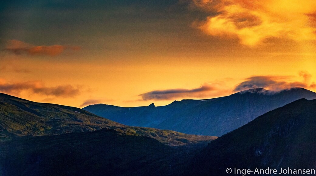 Sunset at Hovdeåsen