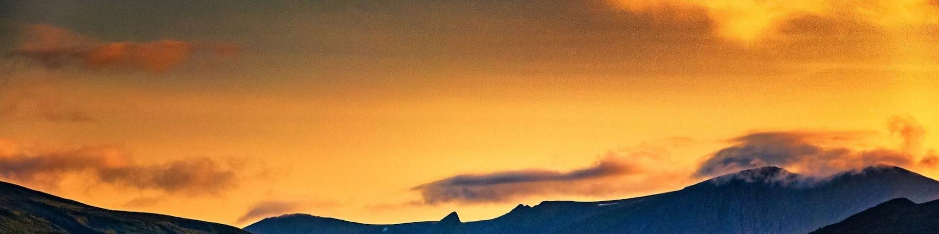 Sunset at Hovdeåsen