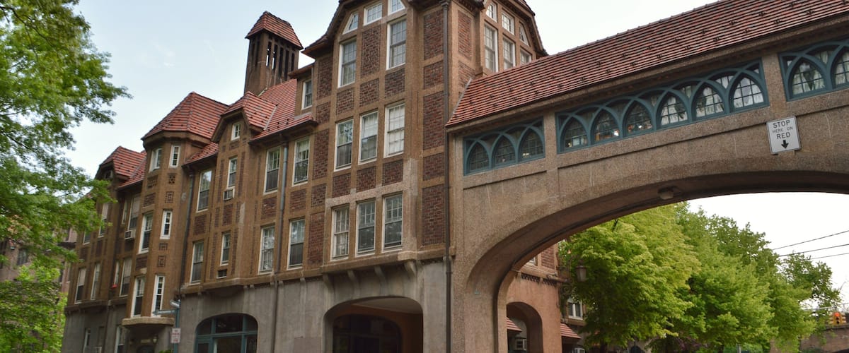Historic Architecture in Queens New York Forest Hills Neighborhood