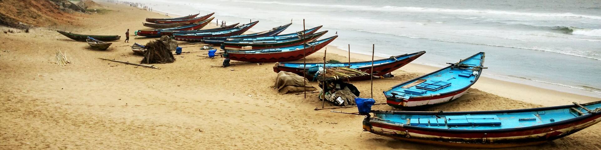 Boats on seashore; Shutterstock ID 641578204