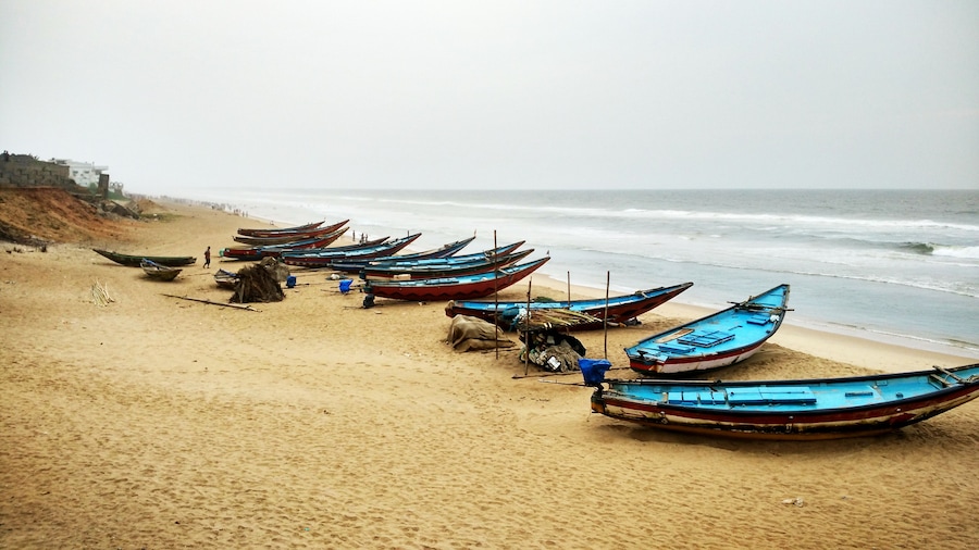 Boats on seashore; Shutterstock ID 641578204