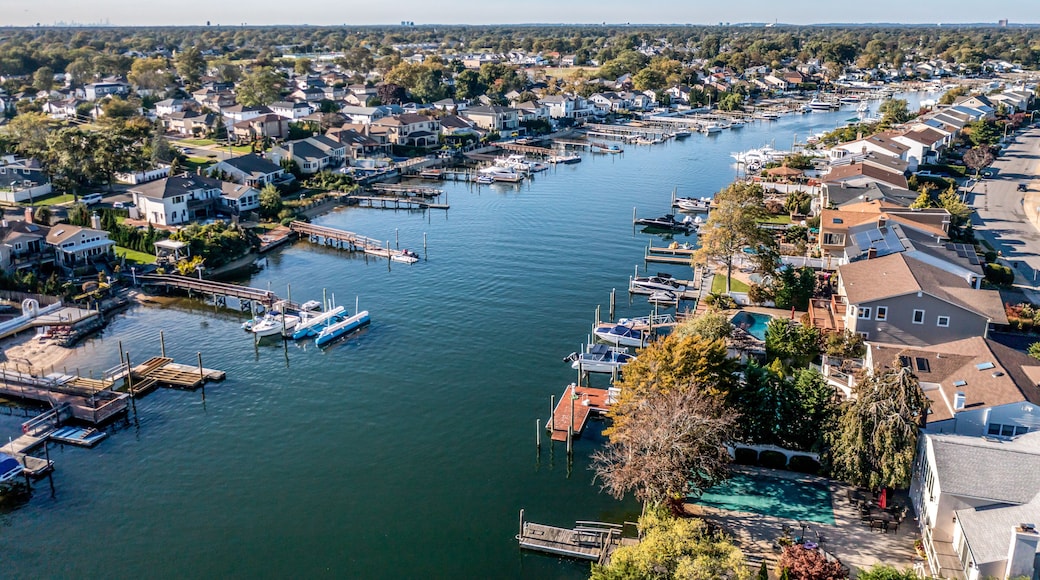 Aerial View of Bellmore, Long Island, NY